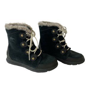 Sorel women's Explorer Joan boots Black NL3039-010